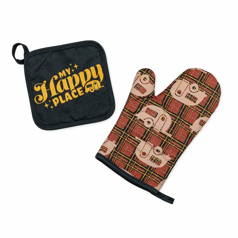 Kitchen Oven Mitt Pot Holder Set for RV Trailer Camper Motorhome by Camco