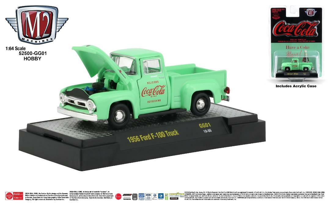 M2 Machines Coca Cola Hobby Release CG01 '56 Ford F100 Pickup