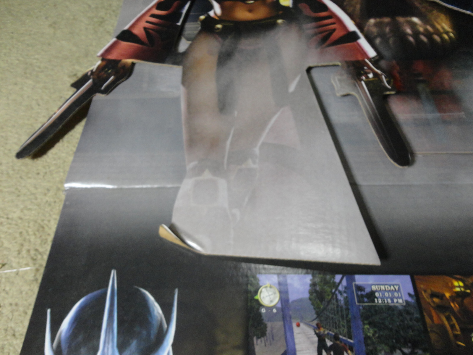 New Motorized Mortal Kombat Deception Video Game STANDEE DISPLAY PS2