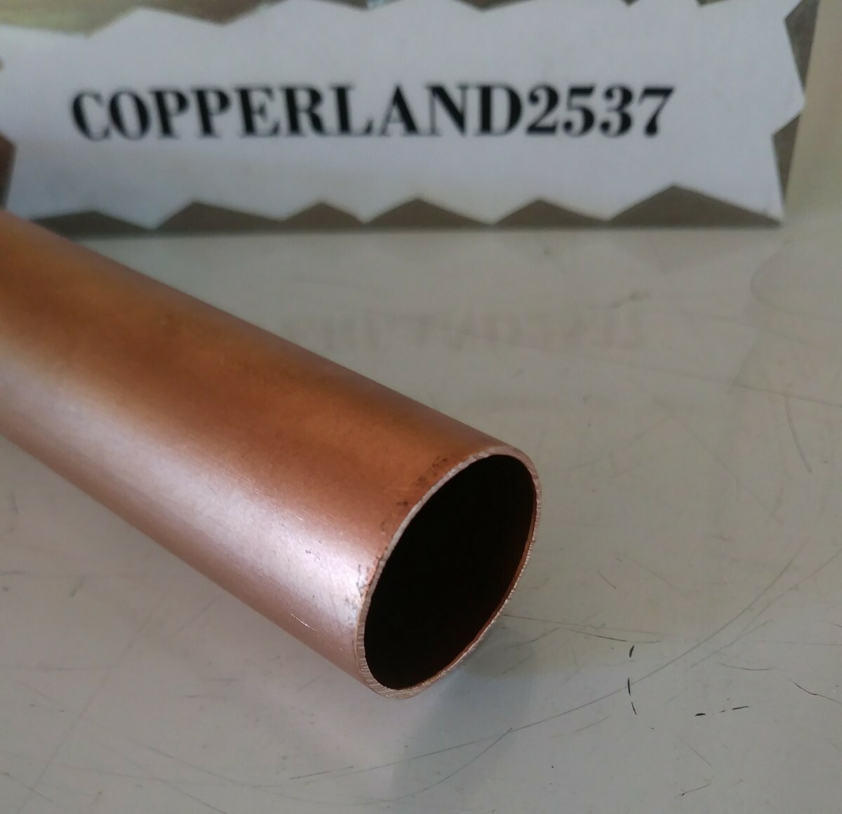 3/4 type M copper pipe 1/32" wall thickness .875 diameter X 12" long x .03125