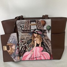 Nicole Lee Usa - “paris” Purse With Matching Hand Bag