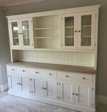 New Large Solid Pine 7FT Painted Welsh Dresser,Dining/Kitchen Unit In Any Colour
