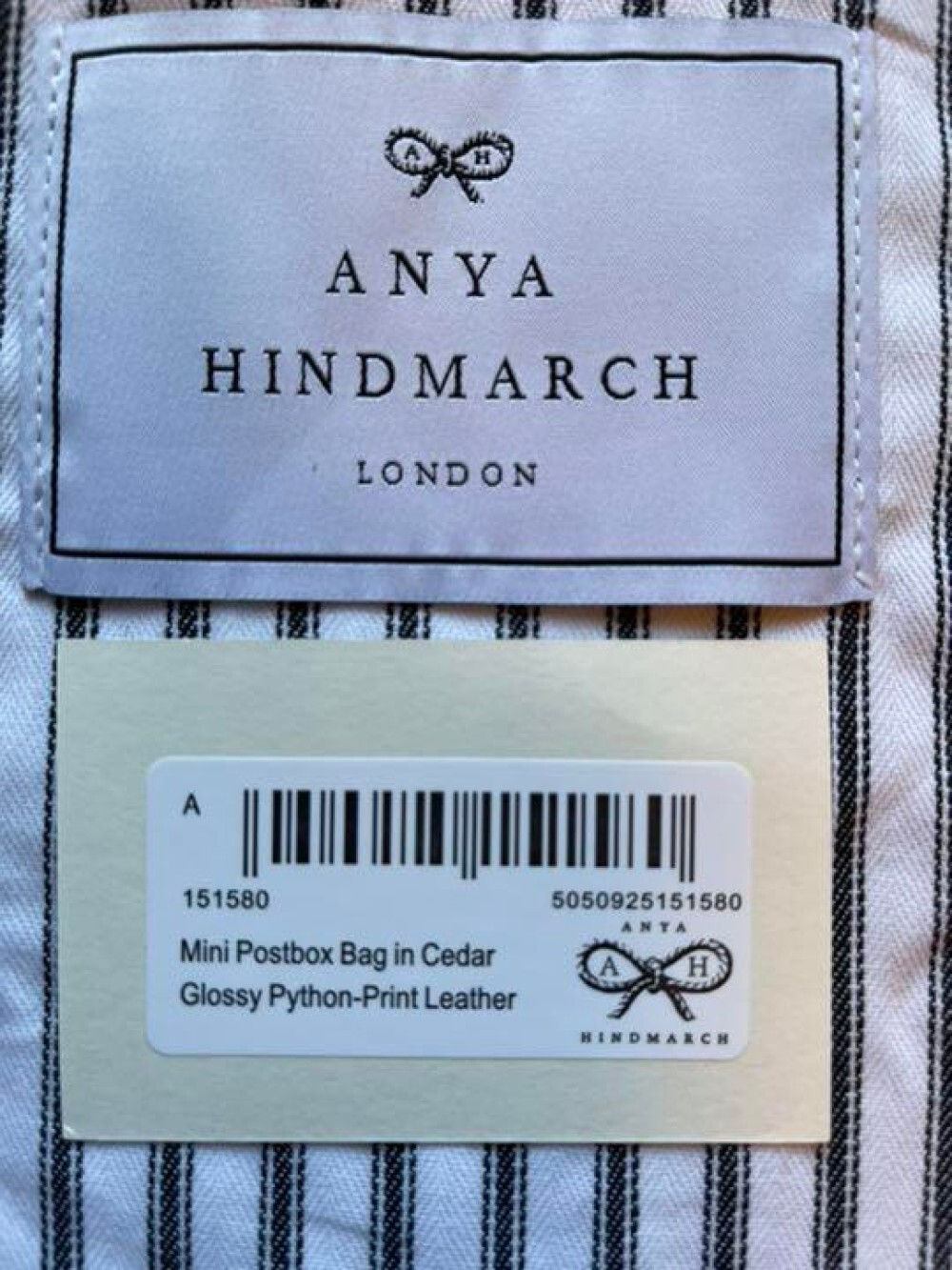 ANYA HINDMARCH  BPostboxag Cowhide Python print 4… - image 21