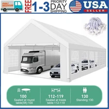 20x40 Heavy Duty Party Tent with 8 Removable Sidewalls Outdoor Commercial Canopy