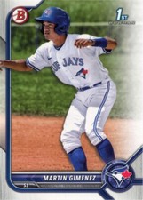 2022 1st Bowman Paper  #BP-97 Martin Gimenez