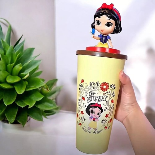 Cubo de palomitas de maíz Blancanieves Disney correa ajustable bandolera 64 oz taza superior 32 oz - Imagen 18 de 21