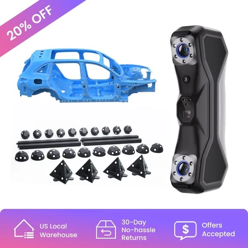 Revopoint MetroX 3D Laser Scanner 0.01MM Laser Array Handheld Scanner CAD Design