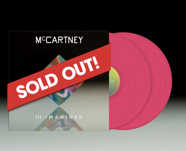PAUL MCCARTNEY III IMAGINED PINK VINYL ONLY 2500 LTD EDITION
