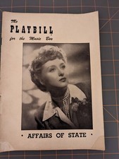 1951 Playbill The Music Box Celeste Holm in Affairs of State by Louis Verneuil
