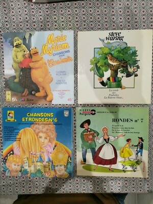 Vinyl 45T. kinderlieder steve waring marie myriam und rund