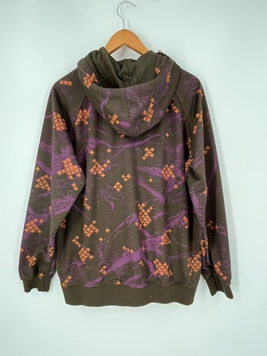 LRG Lifted Research Group full zip hoodie all over print Emperador Track Medium - Picture 7 of 7