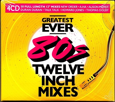 Greatest Ever 80s Twelve Inch Mixes - 4CD - Digisleeve - Neu - OVP -