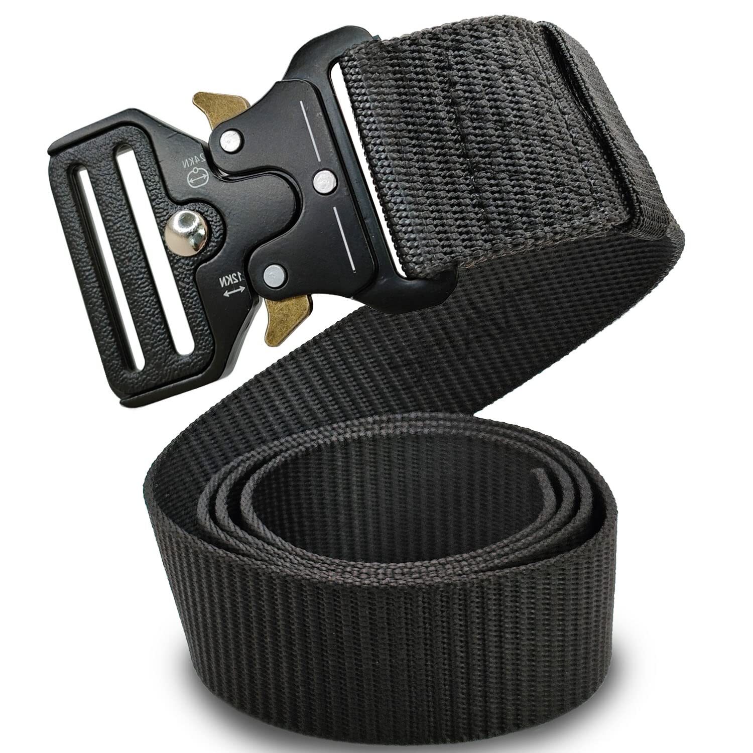 Tactical Belts for Men Military Style Work Hiking Riggers Web Nylon Waistband...