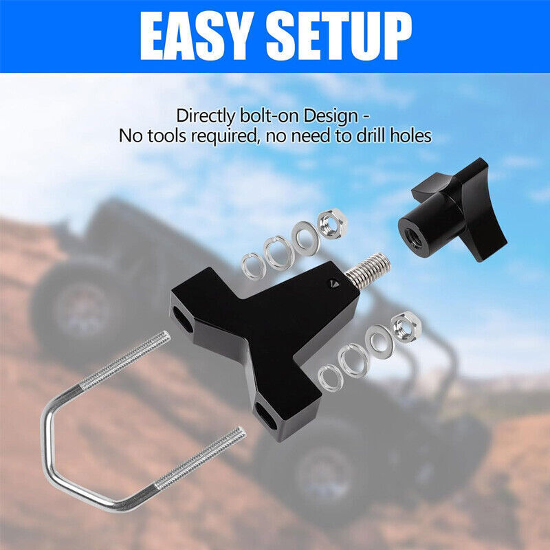 New BLACK Hi-Lift Jack Tube Mount 