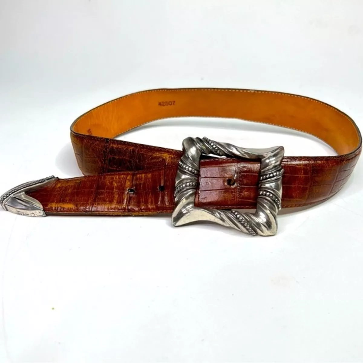 Brighton leather vintage 90s belt medium western