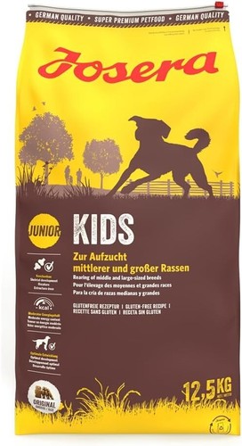JOSERA Kids Junior Premium Trockenfutter für wachsende Hunde Geflügel & Reis