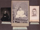 Nora M. Brown Childs & Son Guy Frank Childs (3) Antique Photos - Maine