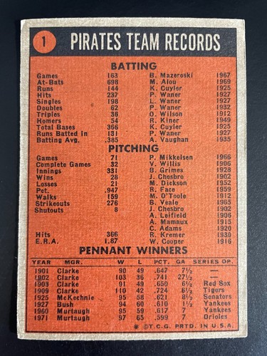1972 Topps Baseball Cards - Singles - You Pick (Card #s 1-379) - Free Shipping - Picture 4 of 461