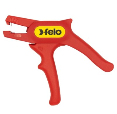 Felo Automatic Wire Stripper 24-10 AWG, 0.2-6mm, 6-15mm Strip Length w Cutter