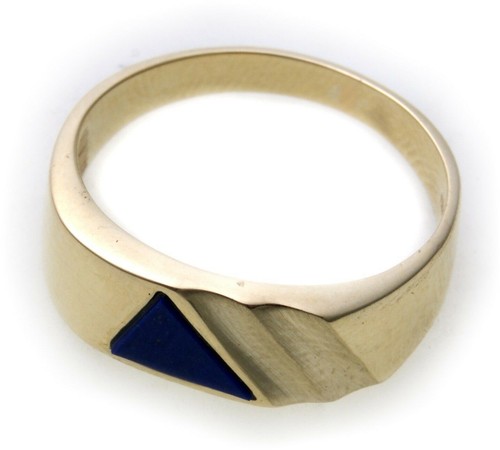 Anillo de Hombre Oro Genuino 333 Auténtico Lapislazuli Todos Piedras Posible 8kt - Imagen 3 de 102