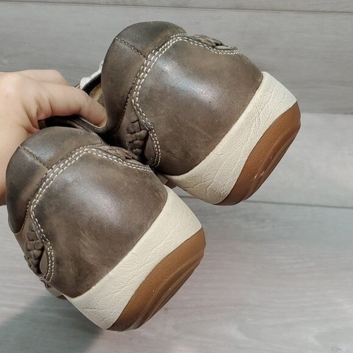 Aetrex Womens Dana Leather Comfort Sneakers Oxford shoes sz EUR 40 US 9-9.5 - Picture 5 of 11