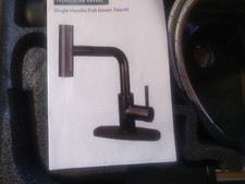 Single Handle Pull Down Faucet Black
