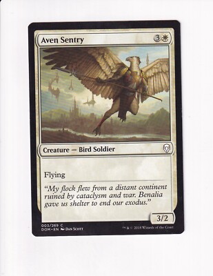 2018 VINTAGE MAGIC THE GATHERING MTG AVEN SENTRY (#2) (PdC)