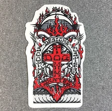 Dogtown Bulldog Design Skateboard Sticker SMALL 2"