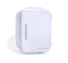 Mini Fridge 4 Liter/6 Can Portable for Skincare Cool White NEW UNUSED IN BOX