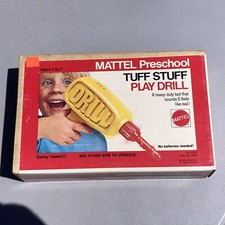 1972 TUFF STUFF PLAY DRILL BY MATTEL PLAYSCHOOL w/Box