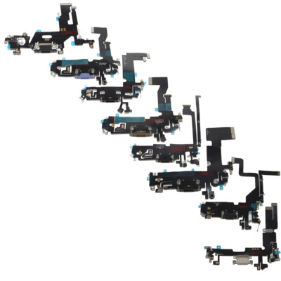 Charging Port Dock Connector  Mic Flex  Cable iPhone 11 12 13 14 Mini Pro Max