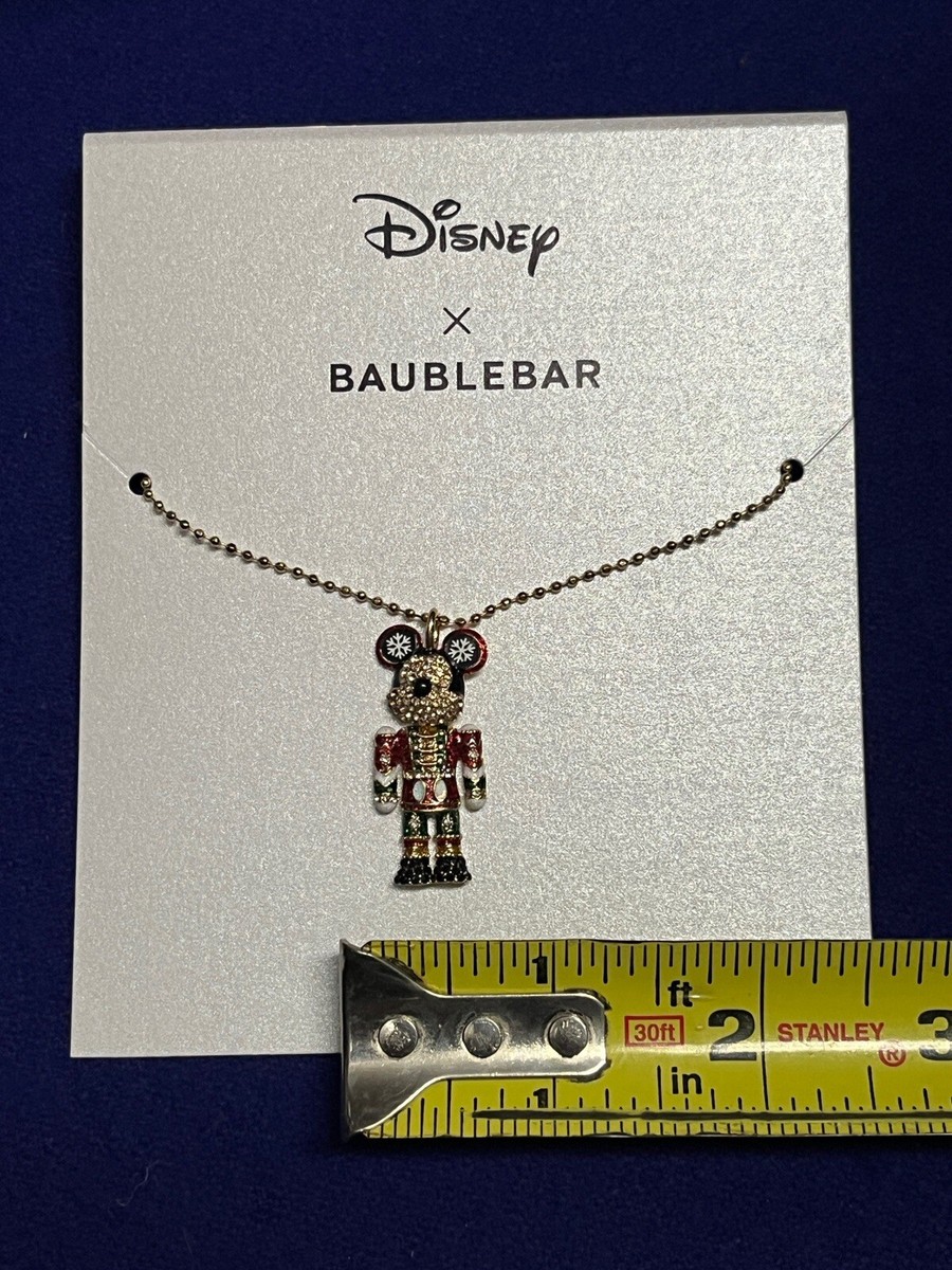 【Baublebar】★ネックレス★ Mickey Mouse Disney 3D Necklace Baublebar Disney Christmas Mickey Mouse 3D Necklace PICK 1