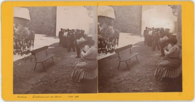 Stereoanlage 1908 Gréoux-les-Bains (Alpes-de-Haute-Provence). Badeanstalt.