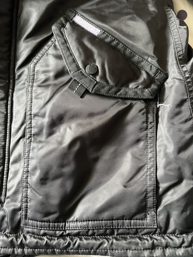 Superdry & FutureFur black Faux Fur Pink/violet Logo Parka Coat - Size M - Picture 9 of 12