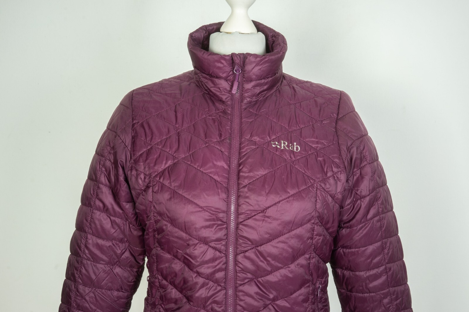 Rab Purple Altus Cirrus Lightweight Puffer Women’s Jacket Coat Size S image 2