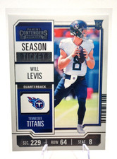 2023 Contenders Football Will Levis Rookie Season Ticket Rookie Card #97 Titans