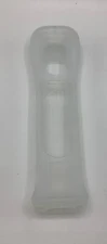 Nintendo Wii Motion Plus -Remote Add On Rubber Silicone Grip Cover Sleeve-CLEAR