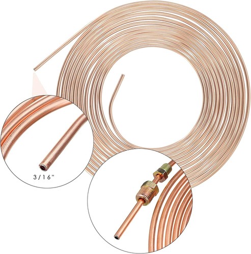 In Stock]25ft 7.62m Car Roll Tube Coil of 3/16 OD Copper Nickel Brake