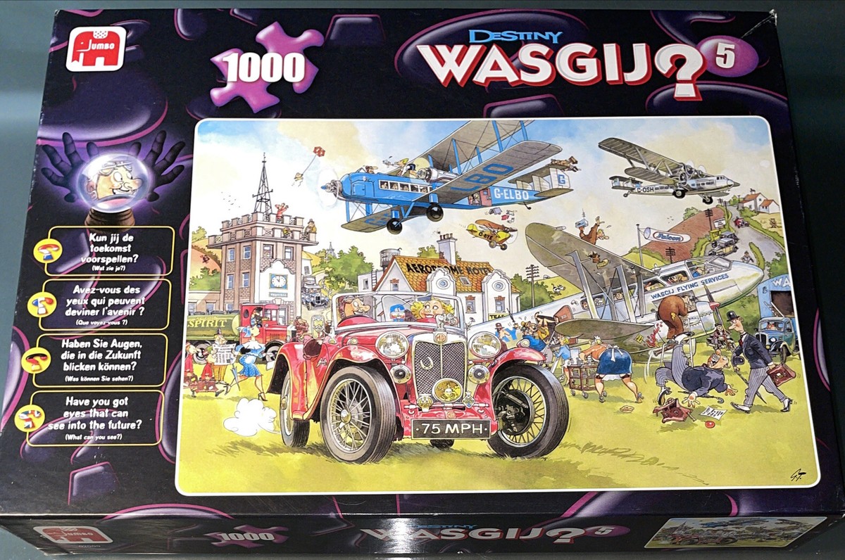 NEW Wasgij #5 Time Travel 1000 Piece Jigsaw Puzzle Jumbo Comic