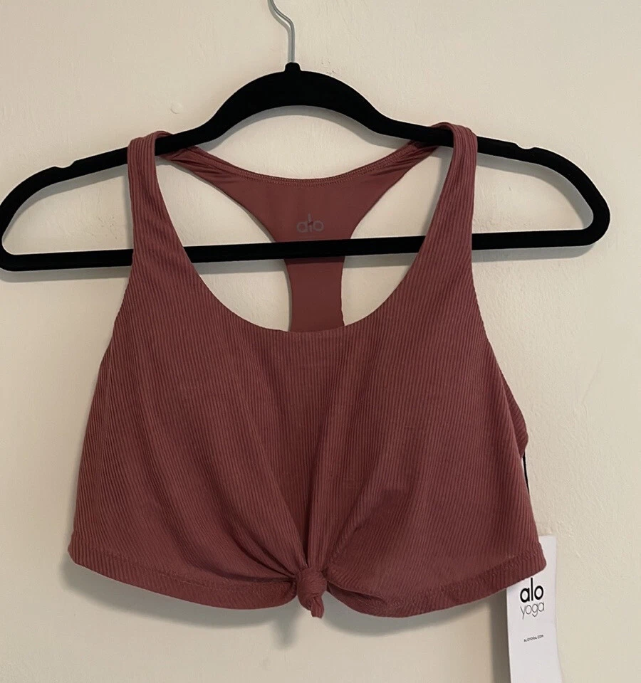 Alo yoga knot tank hotsell bra