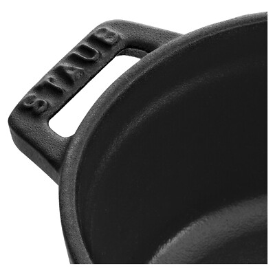 Staub - Round Cocotte 14cm Black Staub - Cast Iron Cocotte