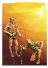 1/35 resin figures model Two Selous Scouts unpainted unassembled