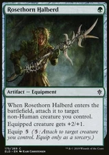 Magic the Gathering MTG Rosethorn Halberd (175) Throne of Eldraine   LP