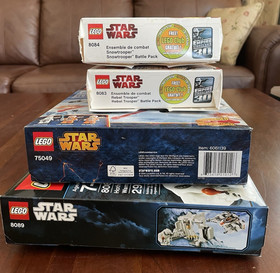 Lego Star Wars Hoth set 8083, 8084, 8089, 75049 Empty Box (es) ONLY