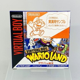 Brand New Virtual Boy Wario Land treasures of awazon Promo 'Sample' Japan Import
