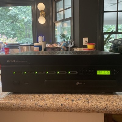 Niles ZR-4630 Multi Zone Receiver 6 Channel Six Room Amplifier Working