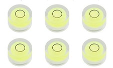 Lot of 6 Green Round Bubble Level Spirit 12 X 6 mm Leveling Tripod Telescope