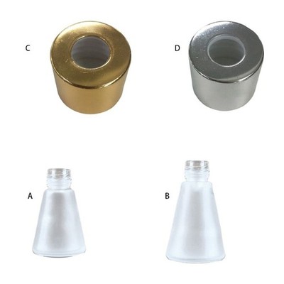 Glass Aroma Diffuser Bottle Fragrance Container Office Relieve Stress Home Decor