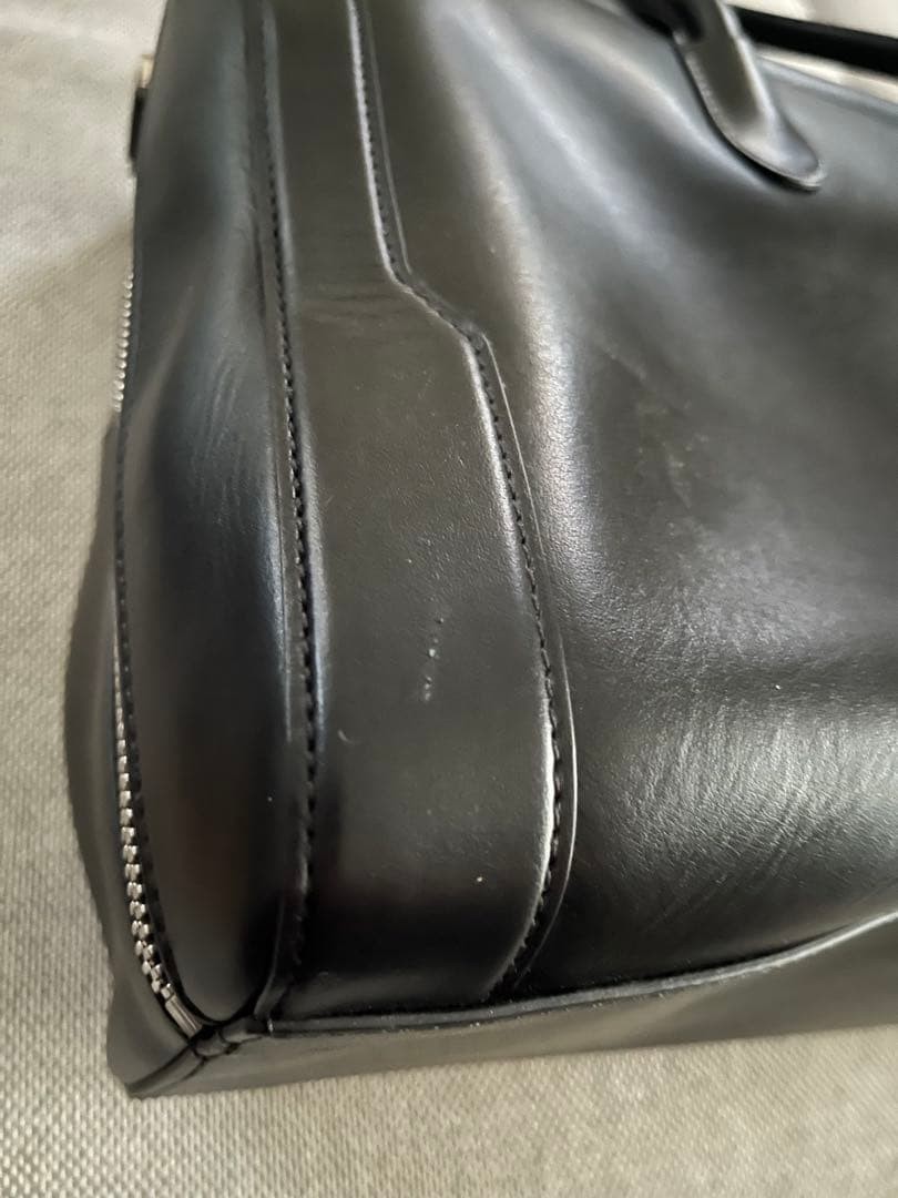 Versace Black Leather Business Bag Used Excellent Condition thumbnail 6