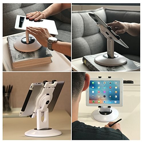 Support pour tablette de point de vente au détail, support iPad professionnel pivotant à 360 °, iPad 6-13" - Photo 4/5